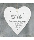 Wobbly Round Heart - Home is Where Family Belongs